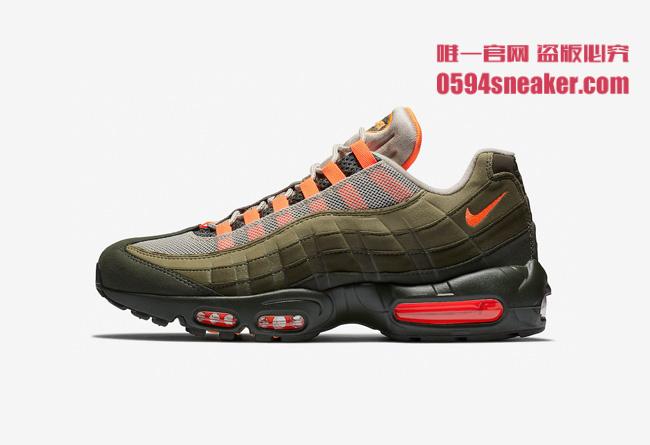 Nike,Air Max 95,AT2865-200  一抹骚橙夹持！全新 Air Max 95 将于下月发售！