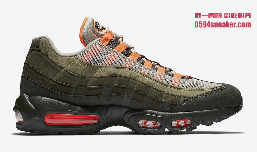 Nike,Air Max 95,AT2865-200  一抹骚橙夹持！全新 Air Max 95 将于下月发售！