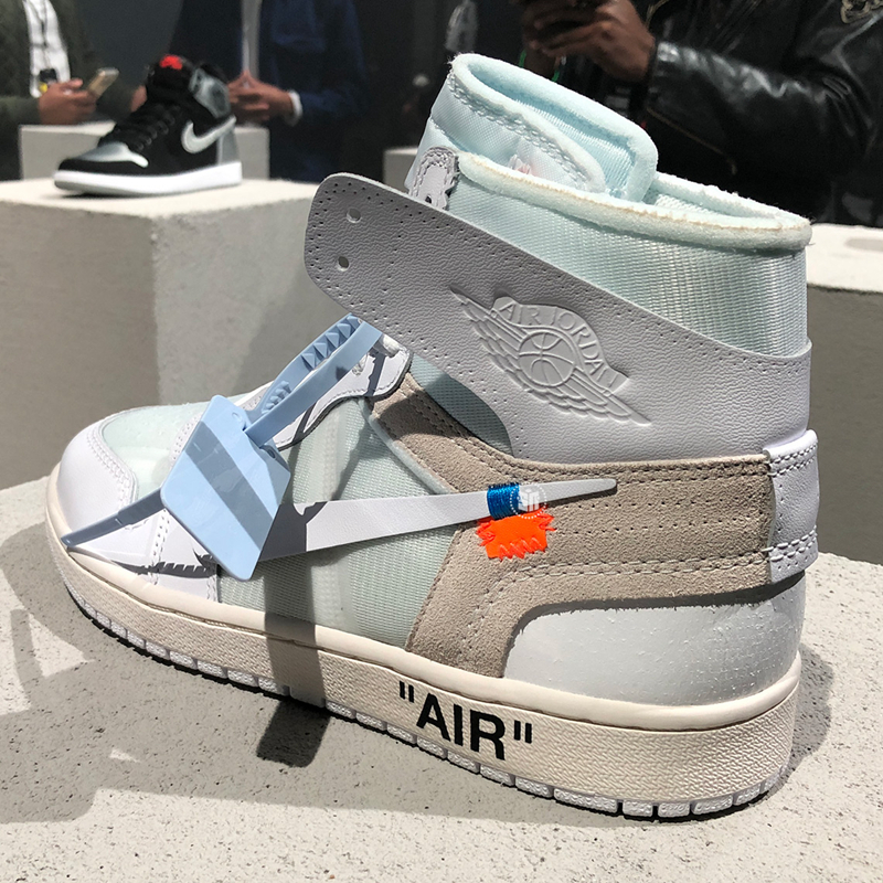 純白 off-white x aj1 多角度實物近賞