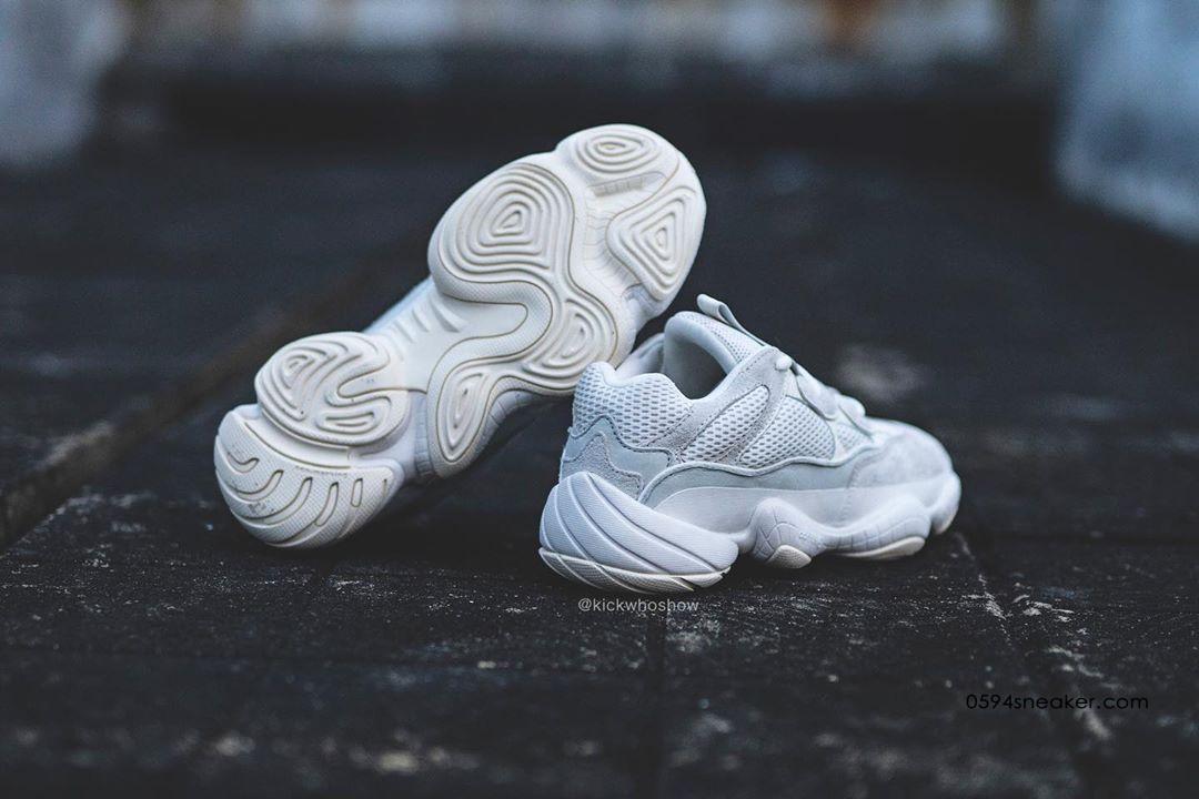 Adidas Yeezy 500 “Bone White” 货号：FV3573 发售价格：0 美元