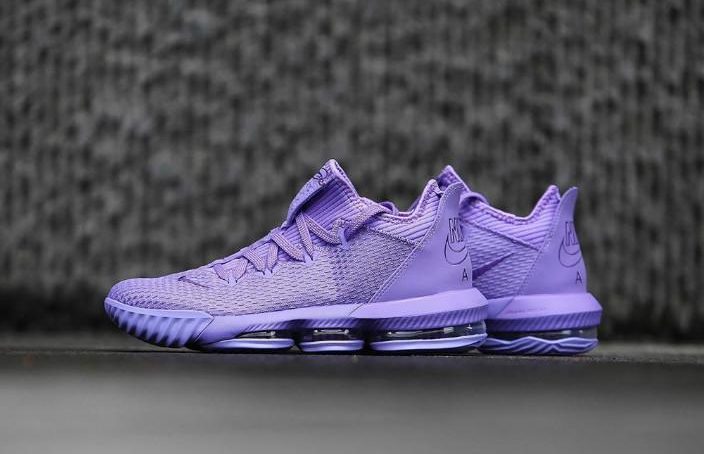 Nike,LeBron 16 Low,CI2668-500  内嵌紫金号码！詹姆斯 Nike LeBron 16 Low 新品即将发售！