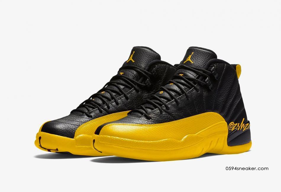 佩顿专属 Air Jordan 12 “University Gold” 货号：130690-070