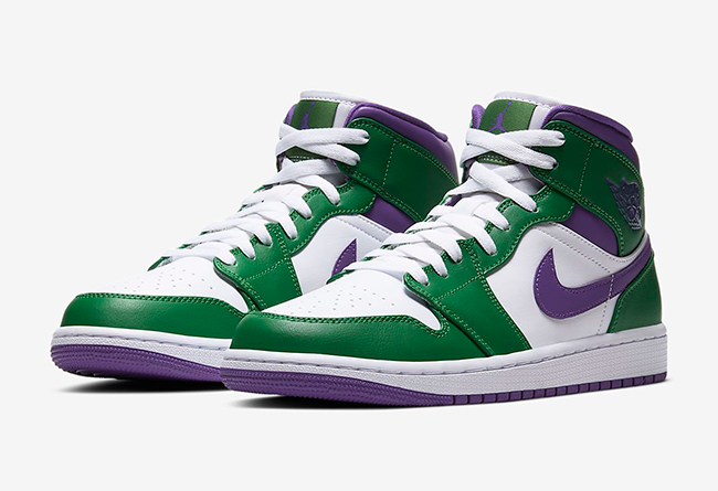 Air Jordan 1 Mid "Incredible Hulk" Hulk Hulk, Item #554724-300