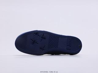 迪奥 Dior B23 Oblique Slip-on Low Top Sneakers 透明白黑CD重影