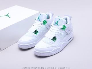 乔丹4代白绿配色 Air Jordan 4 “Pine Green” 货号：CT8527-113