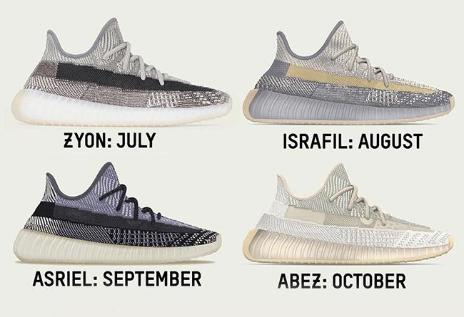 每月至少一双！Yeezy 350 V2、Yeezy 380 下半年发售计划曝光