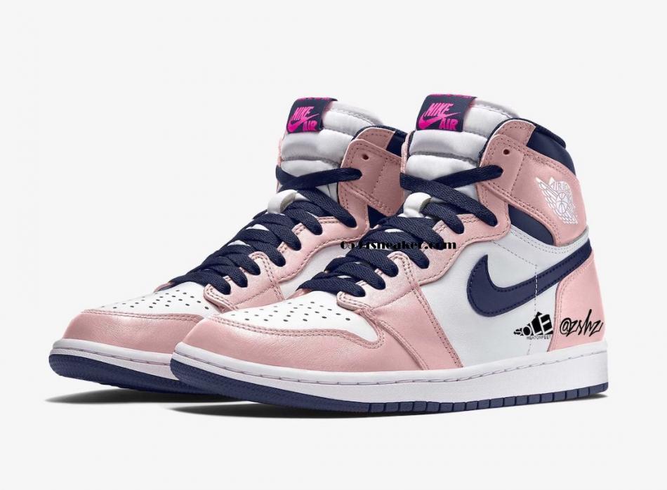 Missy Pink AJ Air Jordan 1 High OG SE WMNS "Atmosphere" Item No.: DD9335-641